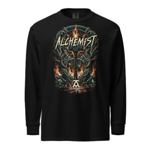 Flaming Hammer heavyweight long-sleeve shirt