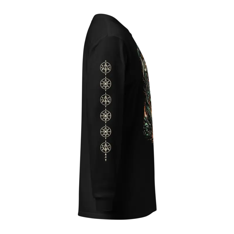 Flaming Hammer heavyweight long-sleeve shirt
