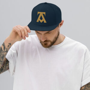 Snapback Hat - GOLD Emblem