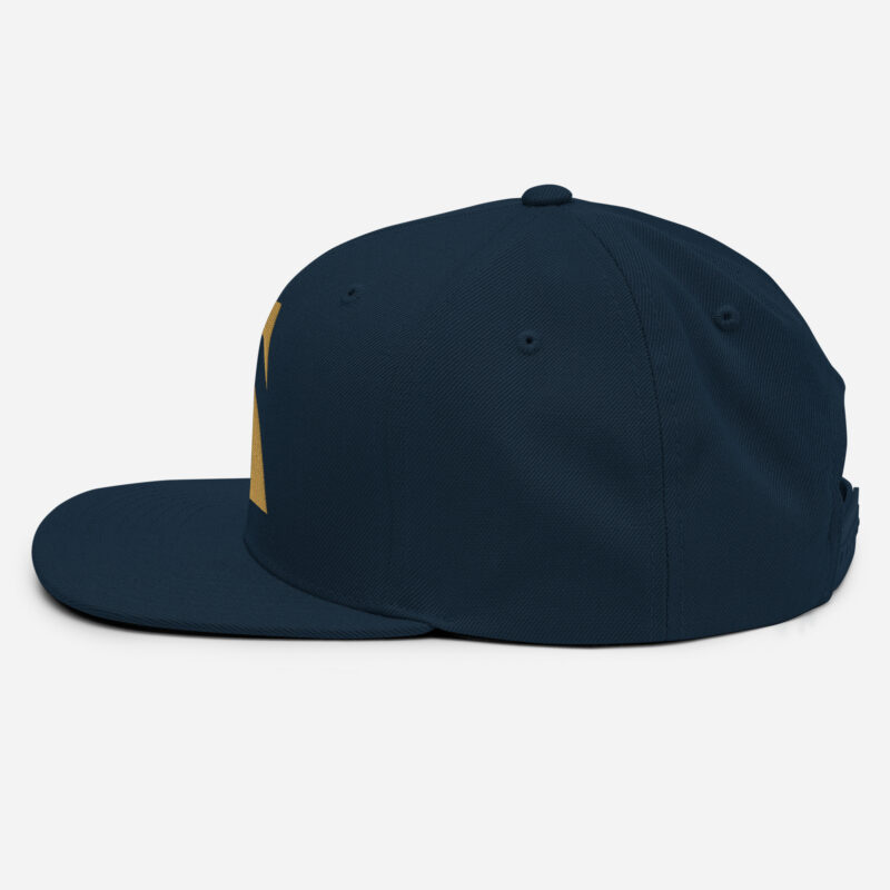 Snapback Hat - GOLD Emblem