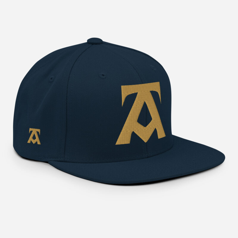 Snapback Hat - GOLD Emblem