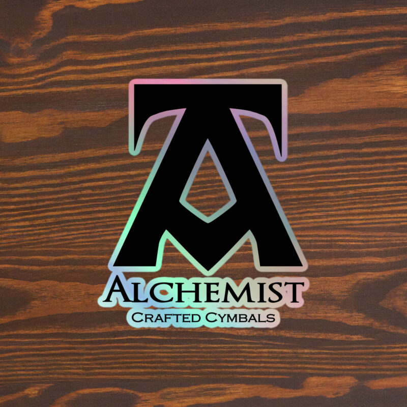 LOGO Holographic Bass Drum Sticker